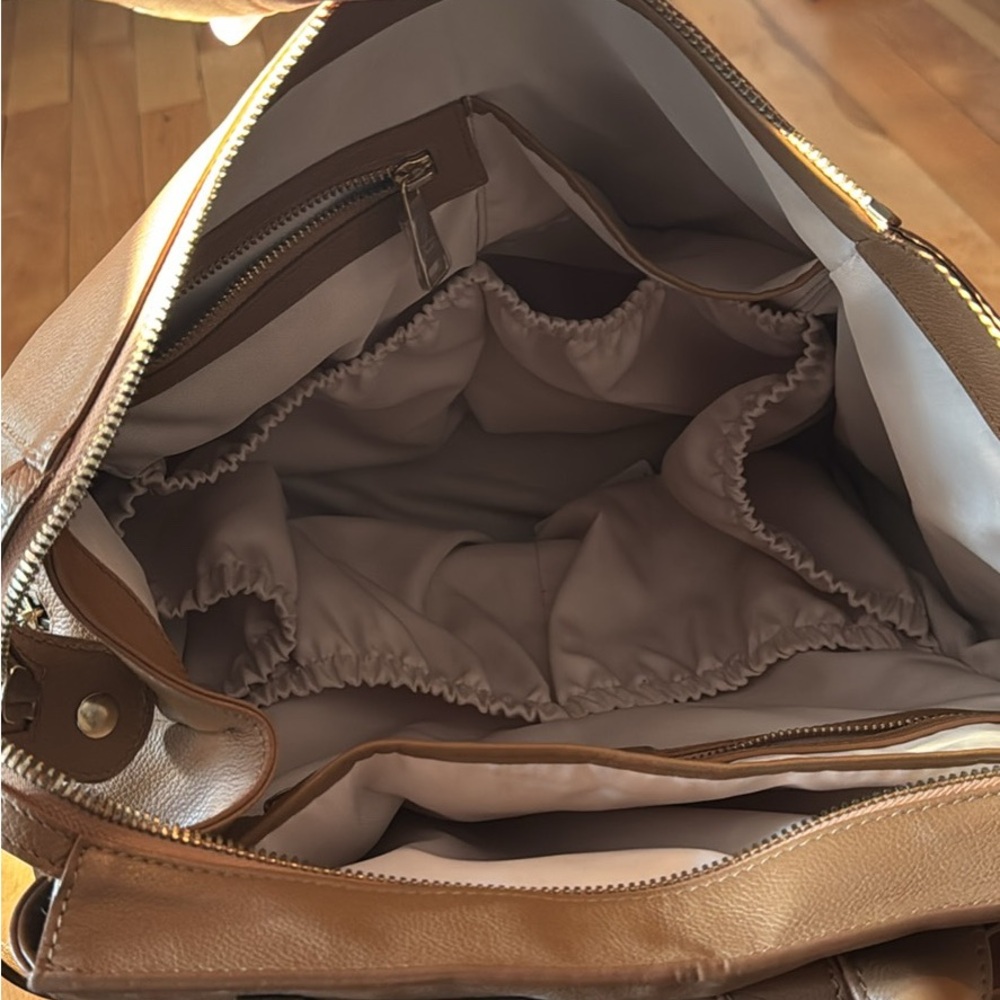 Stylish Tan diaper Backpack